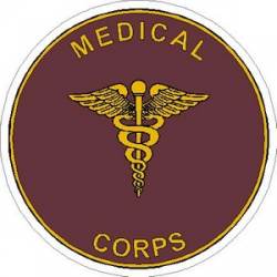 U.S. Army Medical Corps - Vinyl Sticker
