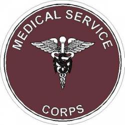 United States Army Medical Service Corps - Vinyl Sticker