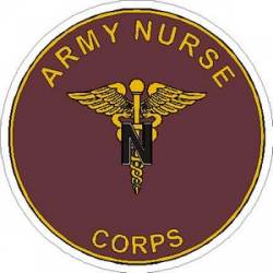 United States Army Nurse Corps - Vinyl Sticker