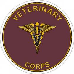 United States Army Veterinary Corps - Vinyl Sticker