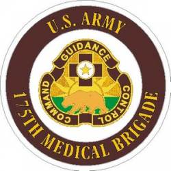 United States Army 175th Medical Brigade - Vinyl Sticker