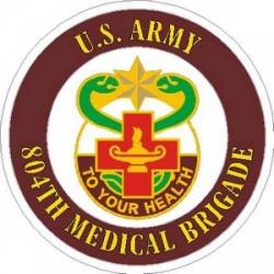 United States Army 804th Medical Brigade - Vinyl Sticker
