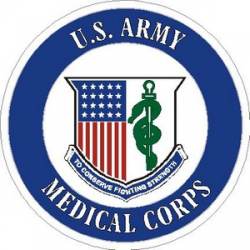 United States Army Medical Corps - Vinyl Sticker