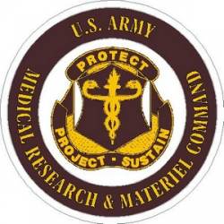 United States Army Medical Research & Materiel Command - Vinyl Sticker