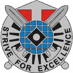 United States Army 527th Military Intelligence Battalion - Vinyl Sticker