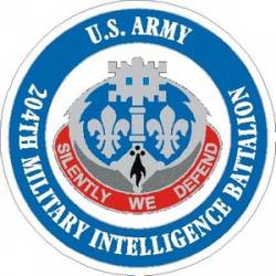 United States Army 204th Military Intelligence Battalion - Vinyl Sticker