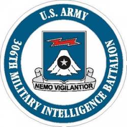 United States Army 306th Military Intelligence Battalion - Vinyl Sticker