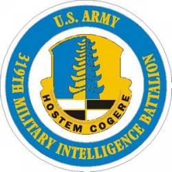 United States Army 319th Military Intelligence Battalion - Vinyl Sticker