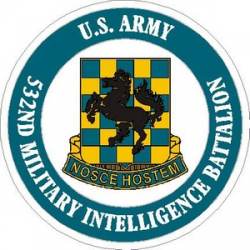 United States Army 532nd Military Intelligence Battalion - Vinyl Sticker