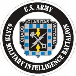 United States Army 628th Military Intelligence Battalion - Vinyl Sticker