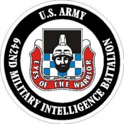 United States Army 642nd Military Intelligence Battalion - Vinyl Sticker
