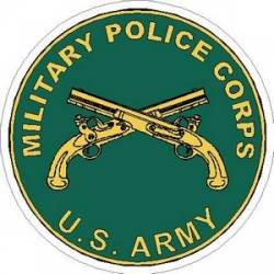 United States Army Military Police Corps Logo - Vinyl Sticker