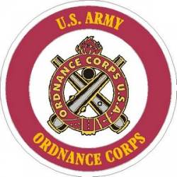 United States Army Ordnance Corps - Vinyl Sticker