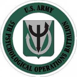 United States Army 5th Psychological Operations Battalion - Vinyl Sticker