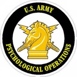 United States Army Psychological Operations - Vinyl Sticker
