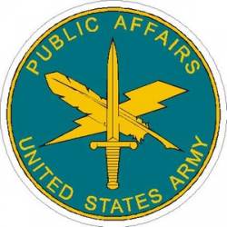 United States Army Public Affairs - Vinyl Sticker