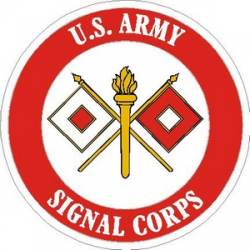 United States Army Signal Corps - Vinyl Sticker