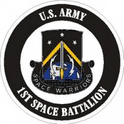 United States Army 1st Space Battalion - Vinyl Sticker