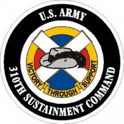 United States Army 301st Sustainment Command - Vinyl Sticker