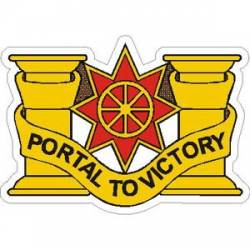 United States Army 10th Transportation Battalion Logo - Vinyl Sticker
