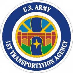 United States Army 1st Transportation Agency - Vinyl Sticker