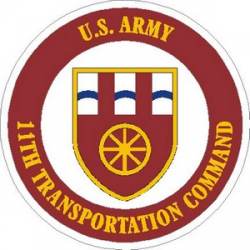 United States Army 11th Transportation Command - Vinyl Sticker