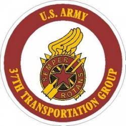 United States Army 37th Transportation Group - Vinyl Sticker