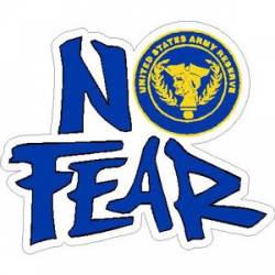 United States Army Reserve No Fear - Sticker