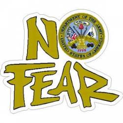 United States Army No Fear - Sticker