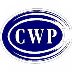 CWP Concealed Weapon Permit - Sticker