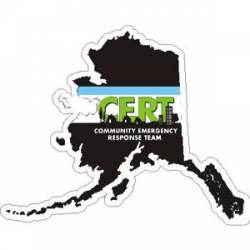 Alaska CERT Community Emergency Response Team - Vinyl Sticker
