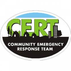 CERT Community Emergency Response Team - Vinyl Sticker