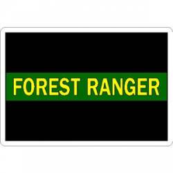 Thin Green Line Forest Ranger - Vinyl Sticker