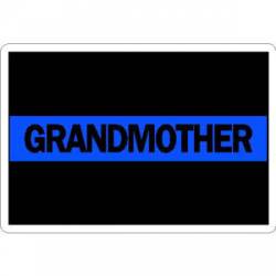 Thin Blue Line Grandmother - Vinyl Sticker