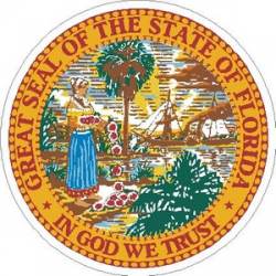 Florida State Seal - Vinyl Sticker
