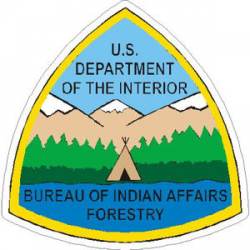 Bureau of Indian Affairs Forestry - Vinyl Sticker