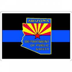 Thin Blue Line Arizona Department Of Public Safety - Vinyl Sticker