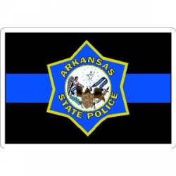 Thin Blue Line Arkansas State Police - Vinyl Sticker