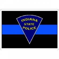 Thin Blue Line Indiana State Police - Vinyl Sticker