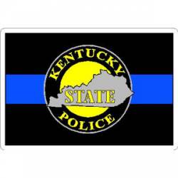 Thin Blue Line Kentucky State Police - Vinyl Sticker