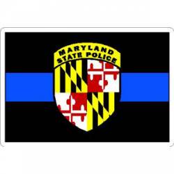 Thin Blue Line Maryland State Police - Vinyl Sticker