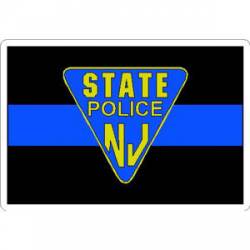 Thin Blue Line New Jersey State Police - Vinyl Sticker