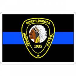 Thin Blue Line North Dakota Highway Patrol - Vinyl Sticker