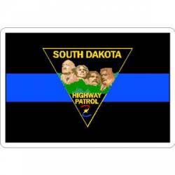 Thin Blue Line South Dakota Highway Patrol - Vinyl Sticker