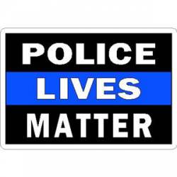 Police Lives Matter Thin Blue Line - Sticker