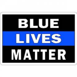 Blue Lives Matter Thin Blue Line - Sticker