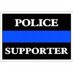 Police Supporter Thin Blue Line - Sticker