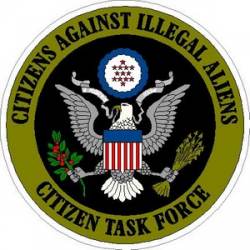 Citizens Against Illegal Ailens - Vinyl Sticker
