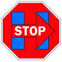 Stop Hillary Clinton 2016 Stop Sign - Sticker