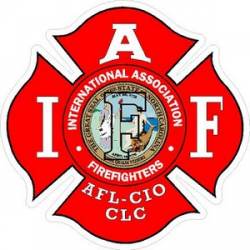 Custom State IAFF International Association Firefighters - Vinyl Sticker